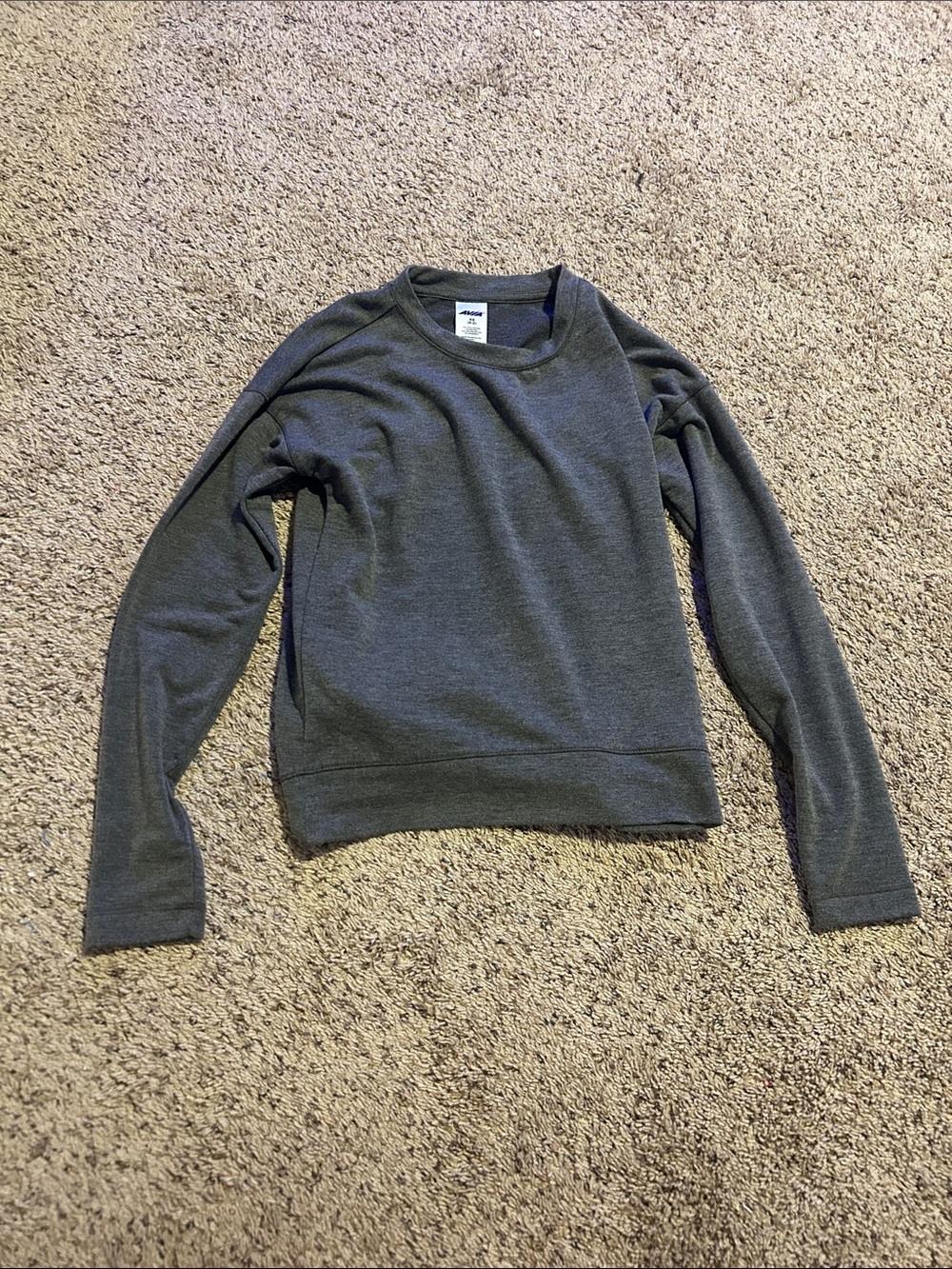 Unisex crew neck sweater-grey